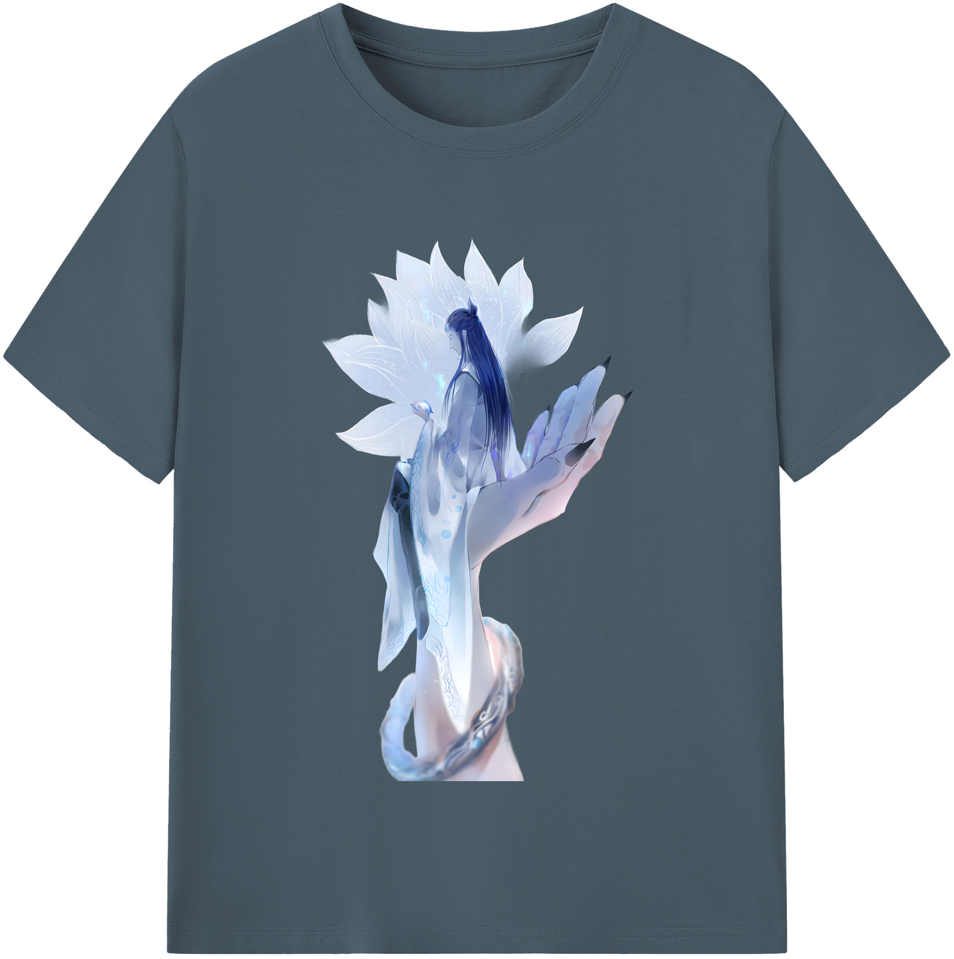 （画像用） Ne Zha 2 ナタ 魔童の大暴れ 綿100％半袖Tシャツ（フロントプリント）